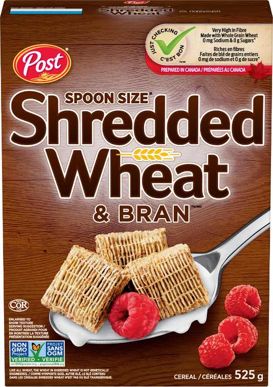 Post Shredded Wheat and Bran Spoon size Box