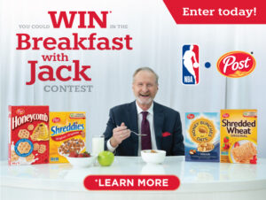 You could win in the breakfast with Jack contest! Enter today! Learn more!