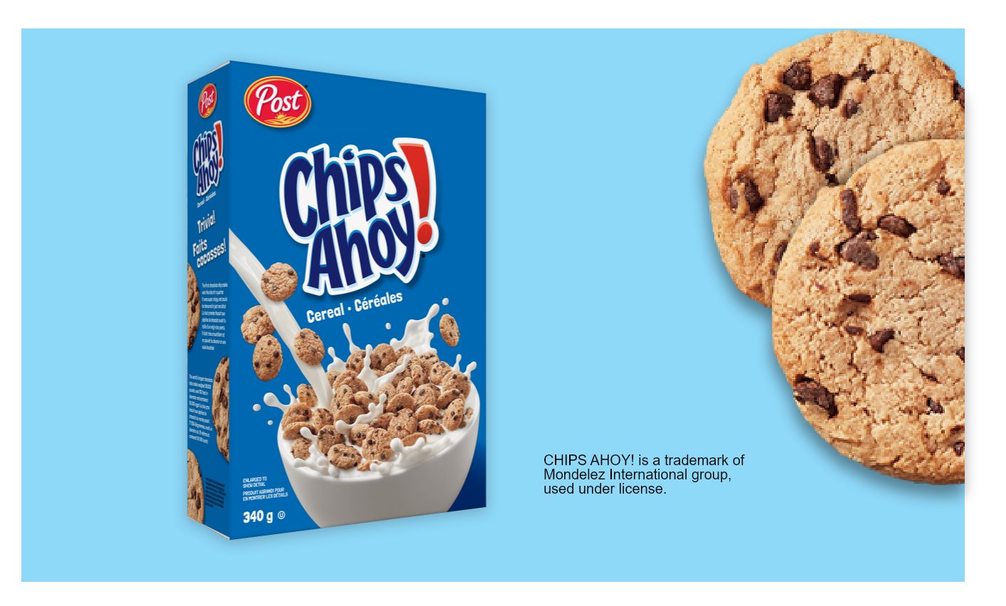 Chips Ahoy cereal and cookies