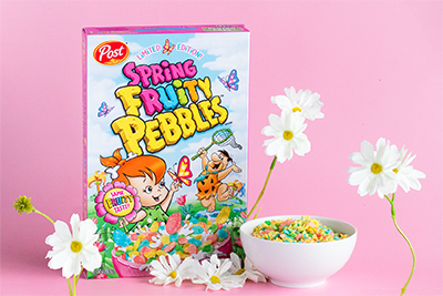 Spring Fruity Pebbles Cereal